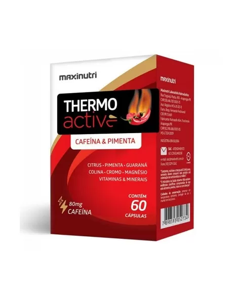 THERMO ACTIVE FRUTAS CITRICAS C/60CAPS (MAXINUTRI)