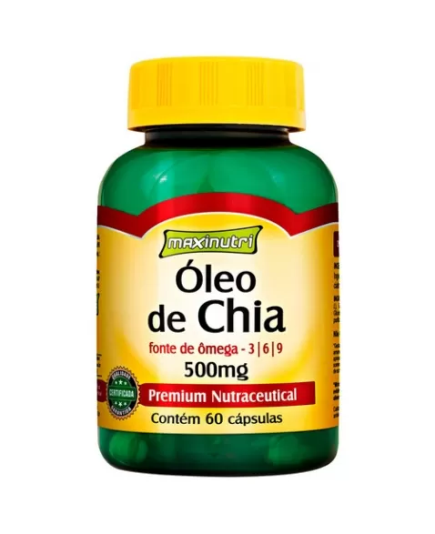 OLEO DE CHIA 500MG C/60CAPS (MAXINUTRI)