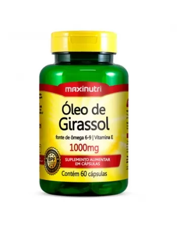 OLEO DE GIRASSOL 1000MG C/60CAPS (MAXINUTRI)