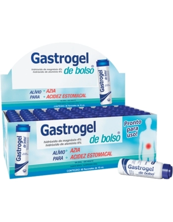 GASTROGEL C/60 FLACONº 10ML HIDROXIDO DE ALUMINIO + HIDROXIDO DE MAGNESIO + SIMETICONA (MEDQUIMICA)