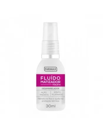 FLUIDO MATIZADOR VIOLETA DESAMARELADOR P/CABELOS 30ML (FARMAX)