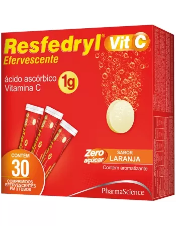 RESFEDRYL 1G EFERVESCENTE VITAMINA C C/30 UND (PHARMASCIENCE)