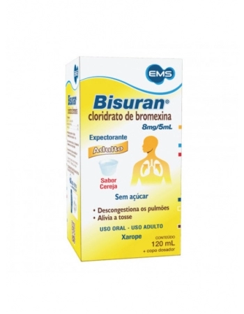 BISURAN XAROPE ADULTO 120ML BROMEXINA (EMS SIMILAR)