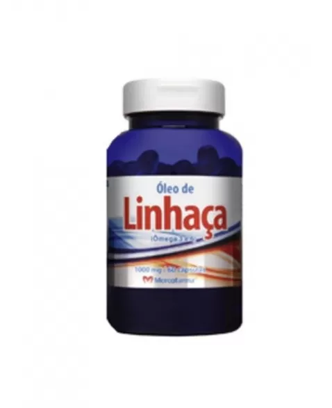 OLEO DE LINHACA 1000MG C/60CAPS (MERCOFARMA)