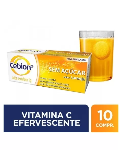 CEBION 1G EFERVESCENTE VITAMINA C C/10 ZERO ACUCAR (PROCTER & GAMBLE)