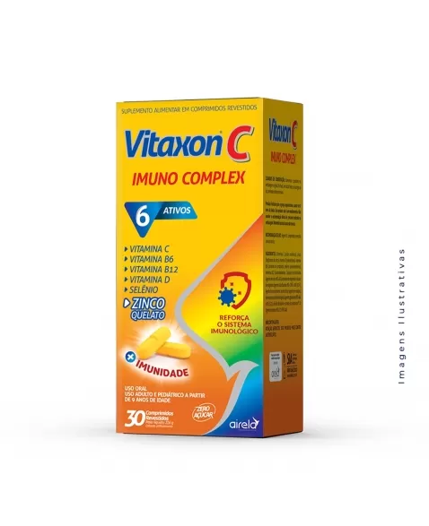 VITAXON C 500MG IMUNO COMPLEX 6G C/30CPR (AIRELA)