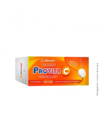 PROVITA C 1G EFERVESCENTE VITAMINA C C/10 Z/ACUCAR (NATURALIS)