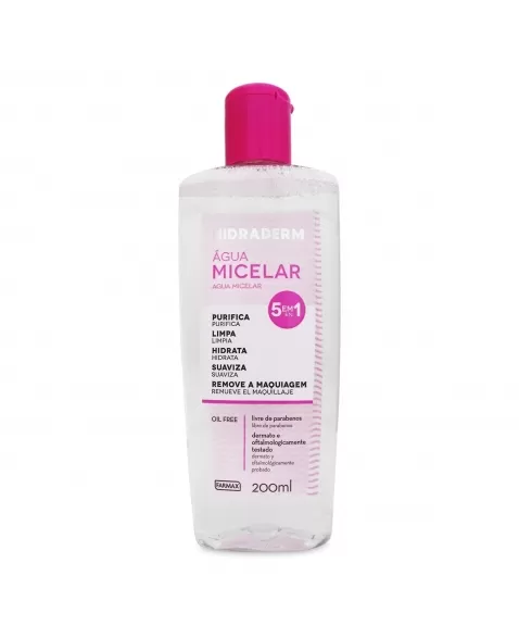 AGUA MICELAR HIDRADERM 200ML (FARMAX)