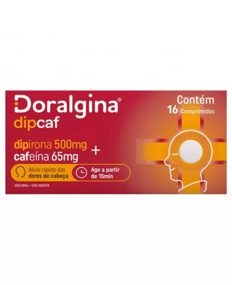 DORALGINA 500MG C/16CPR DIPIRONA + CAFEINA (NEO QUIMICA SIMILAR)