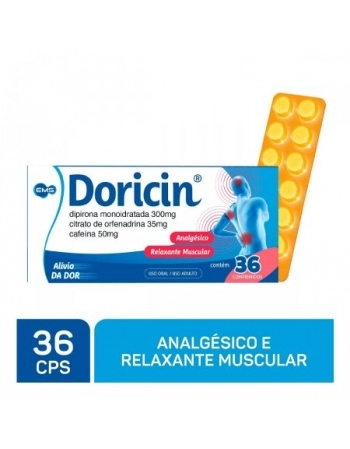 DORICIN 3 X 12CPR (DORFLEX) (EMS SIMILAR)