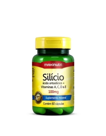 SILICIO + VITAMINA A,C,D,E C/60CAPS (MAXINUTRI)