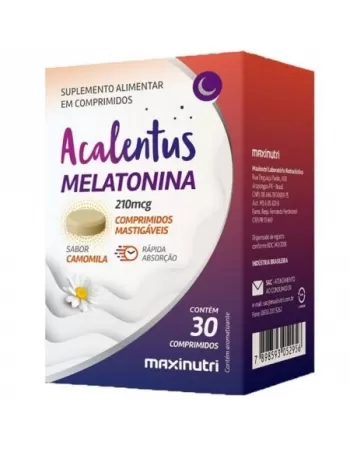 ACALENTUS 0,210MG C/30CAPS MELATONINA + CAMOMILA (MAXINUTRI)