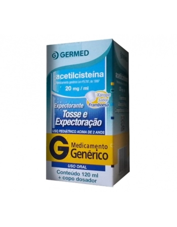 ACETILCISTEINA XAROPE INFANTIL 120ML (GERMED)