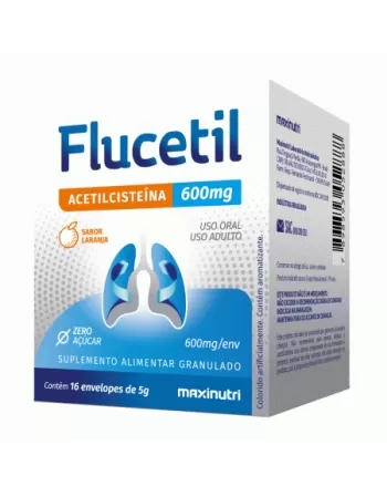 FLUCETIL 600MG C/16 ENVELOPES ACETILCISTEINA (MAXINUTRI)