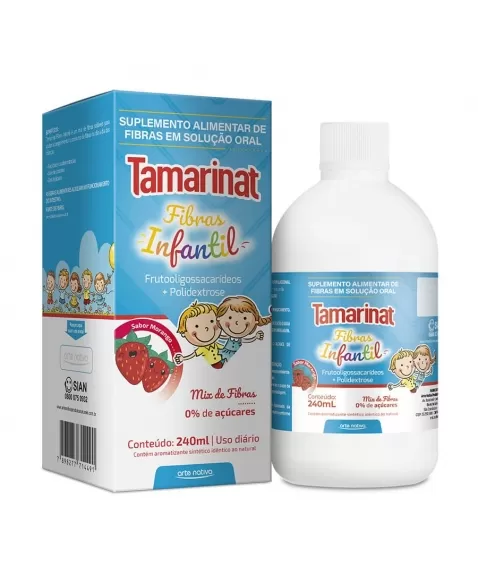 TAMARINAT FIBRAS INFANTIL MORANGO 240ML (ARTE NATIVA)