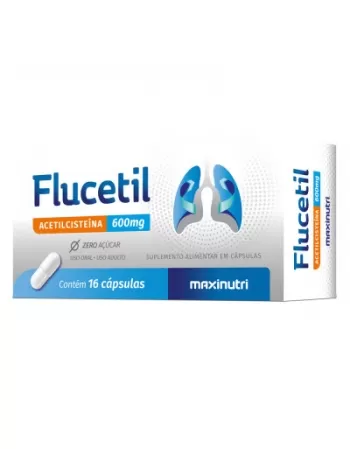 FLUCETIL 600MG C/16CAPS ACETILCISTEINA (MAXINUTRI)