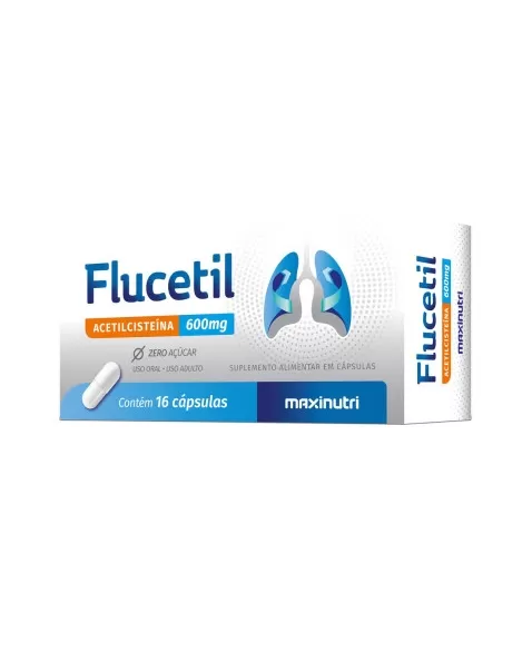 FLUCETIL 600MG C/16CAPS ACETILCISTEINA (MAXINUTRI)