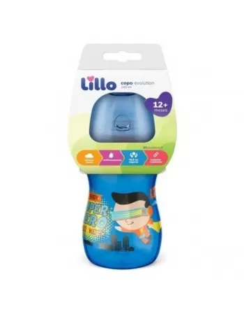 COPO EVOLUTION 240ML AZUL (629021) (LILLO)