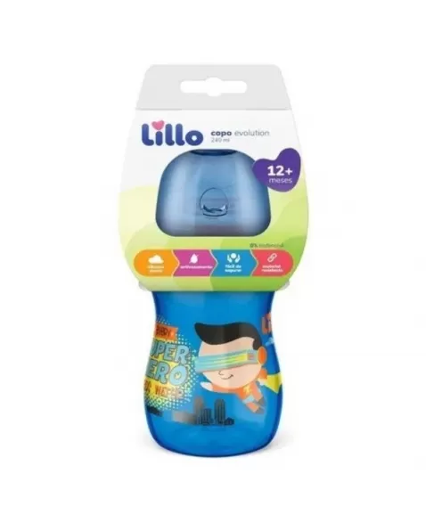 COPO EVOLUTION 240ML AZUL (629021) (LILLO)