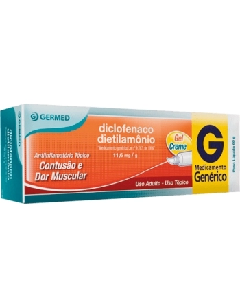 DICLOFENACO DIETILAMONIO GEL 60G (GERMED)