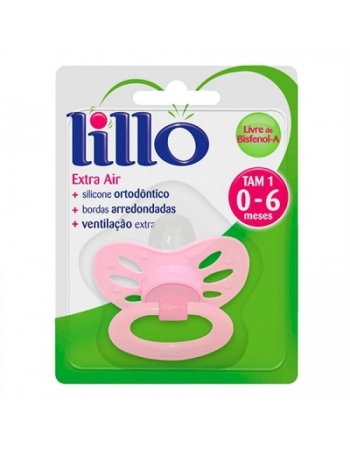 CHUPETA T1 (610430) SILICONE AIR CLASSICA ROSA (LILLO)