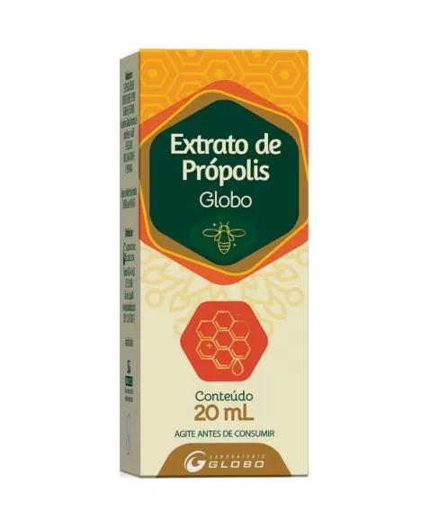 EXTRATO DE PROPOLIS C/ALCOOL 20ML (GLOBO)