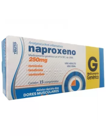 NAPROXENO 250MG C/15CPR (TEUTO)