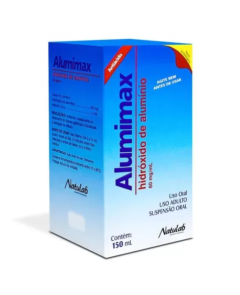 ALUMIMAX SUSPENSAO 150ML HIDROXIDO DE ALUMINIO (NATULAB)