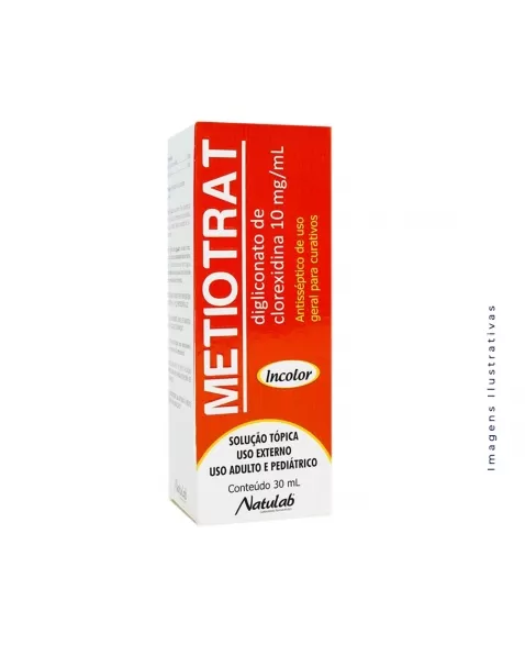 METIOTRAT SOLUCAO TOPICO 30ML CLOREXIDINA (NATULAB)