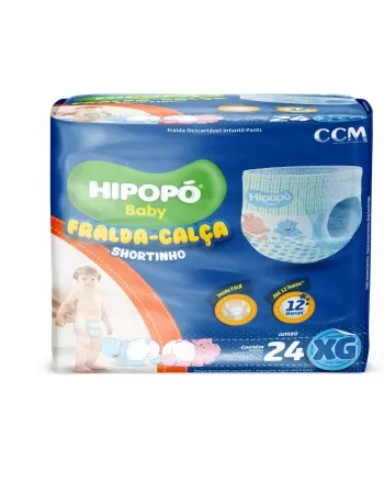 FRALDA CALCA HIPOPO BABY JUMBO XG C/24 (CCM)