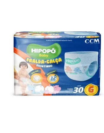 FRALDA CALCA HIPOPO BABY JUMBO G C/30 (CCM)