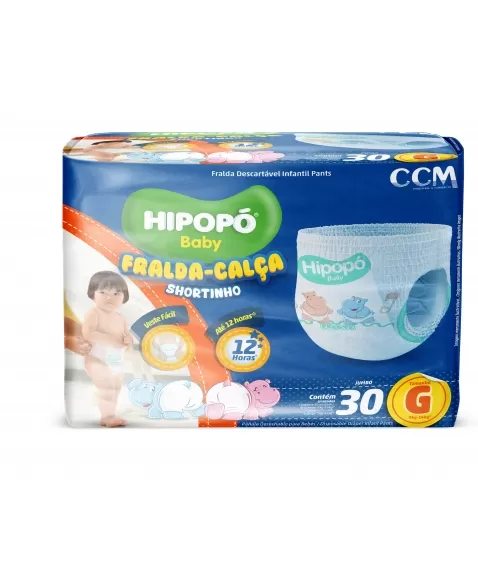 FRALDA HIPOPO BABY JUMBO G C/30 (CCM)