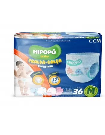 FRALDA CALCA HIPOPO BABY JUMBO M C/36 (CCM)