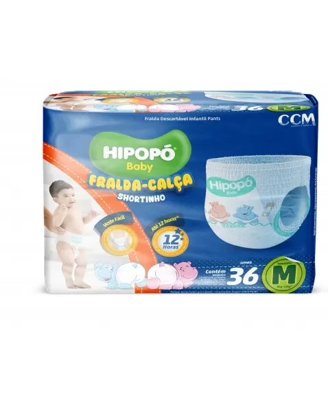 FRALDA HIPOPO BABY JUMBO M C/36