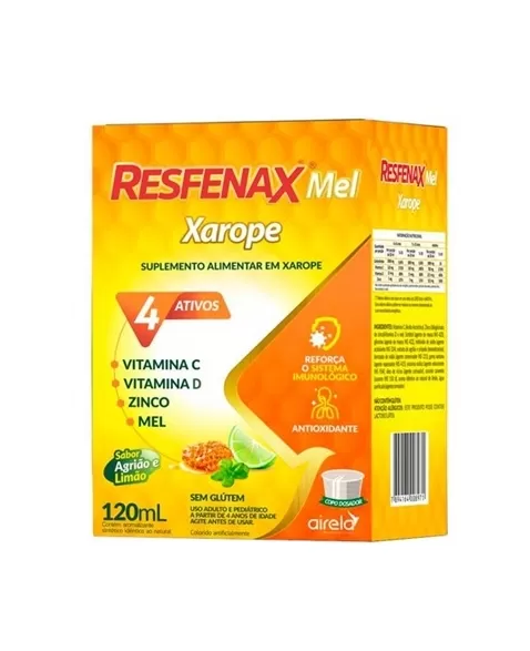 RESFENAX MEL XP.120ML VIT.C+VIT.D+ZINCO+MEL