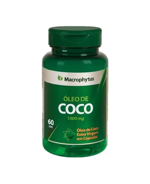 OLEO DE COCO 1000MG C/60CAPS EXT.VIRGEM (MACROPHYTUS)