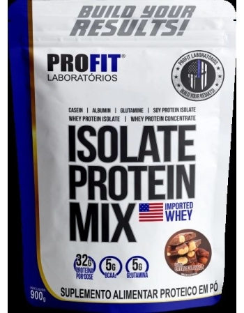 ISOLATE PROTEIN MIX REFIL 900G CREME DE AVELA