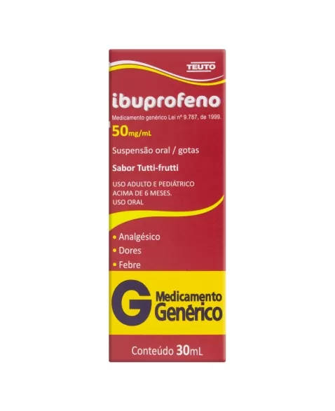 IBUPROFENO 50MG GTS 30ML (TEUTO)