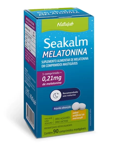 SEAKALM 0,21MG C/90CPR MELATONINA (NATULAB)