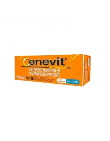 CENEVIT 1G EFERVESCENTE VITAMINA C C/10 UND (LEGRAND)