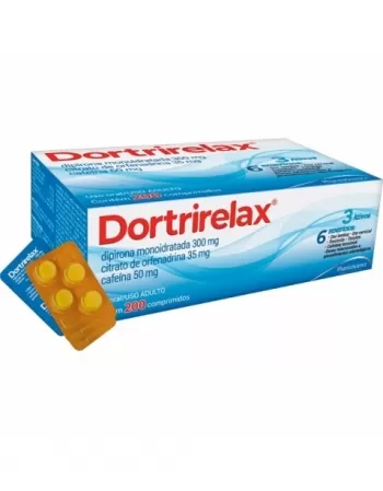 DORTRIRELAX 20 X 10CPR DIPIRONA ORFENADRINA CAFEINA (PHARMASCIENCE)