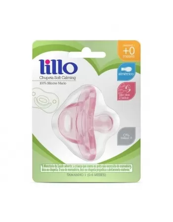 CHUPETA T1 (806731) SOFT 100% SILICONE ROSA (LILLO)