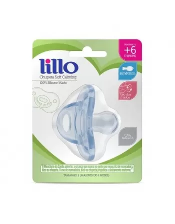 CHUPETA T2 (629821) CALMING 100% SILICONE AZUL (LILLO)