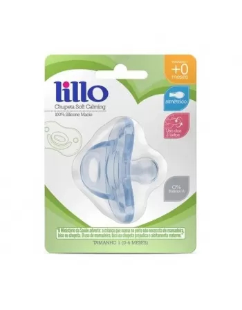 CHUPETA T1 (629321) CALMING 100% SILICONE AZUL (LILLO)