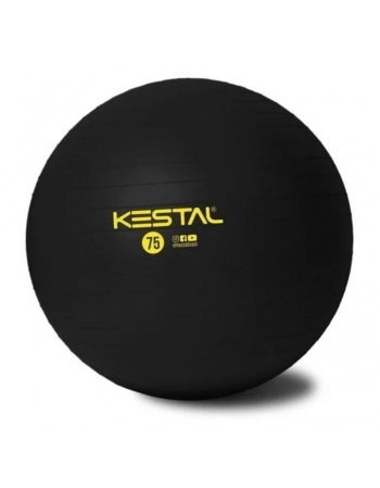 BOLA DE PILATES PRETA 75CM (KESTAL)