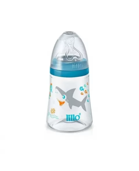 MAMADEIRA DESIGN SMART 180ML AZUL (625821) (LILLO)