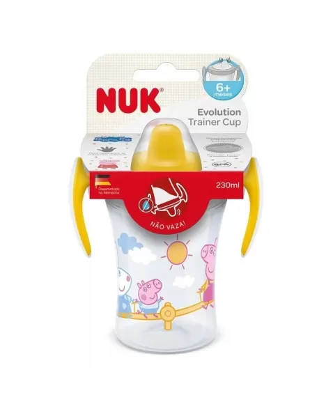 COPO TRAINER PEPPA PIG 230ML (PA7649-1N) (NUK)