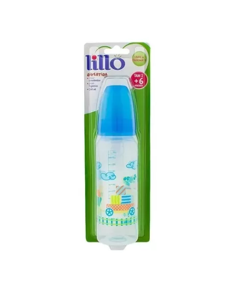 MAMADEIRA CLASSICA 240ML AZUL (802420) (LILLO)