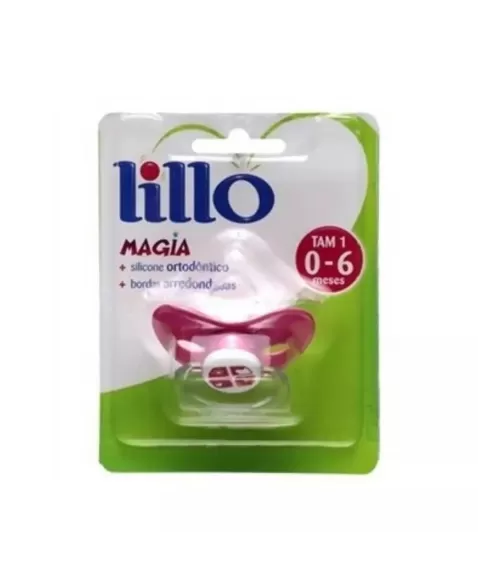 CHUPETA T1 (624731) MAGIA DE SILICONE ORTODONTICO ROSA (LILLO)