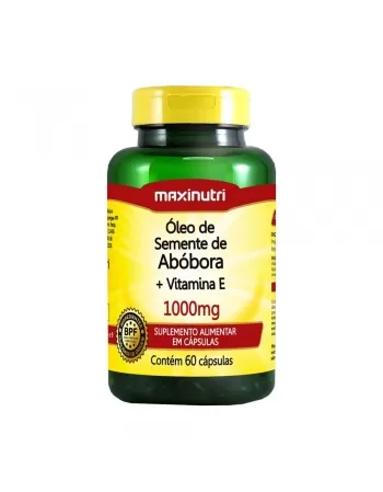 OLEO DE SEMENTE ABOBORA 1000MG C/60CAPS (MAXINUTRI)